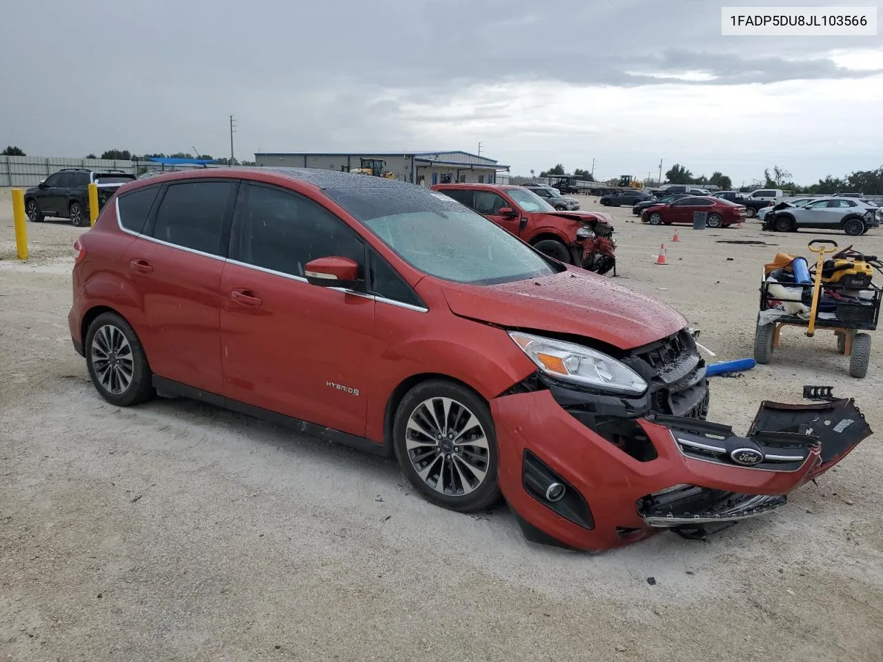 2018 Ford C-Max Titanium VIN: 1FADP5DU8JL103566 Lot: 72892054