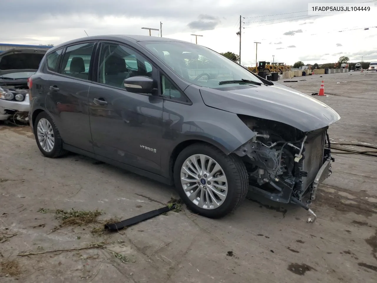 2018 Ford C-Max Se VIN: 1FADP5AU3JL104449 Lot: 72925354