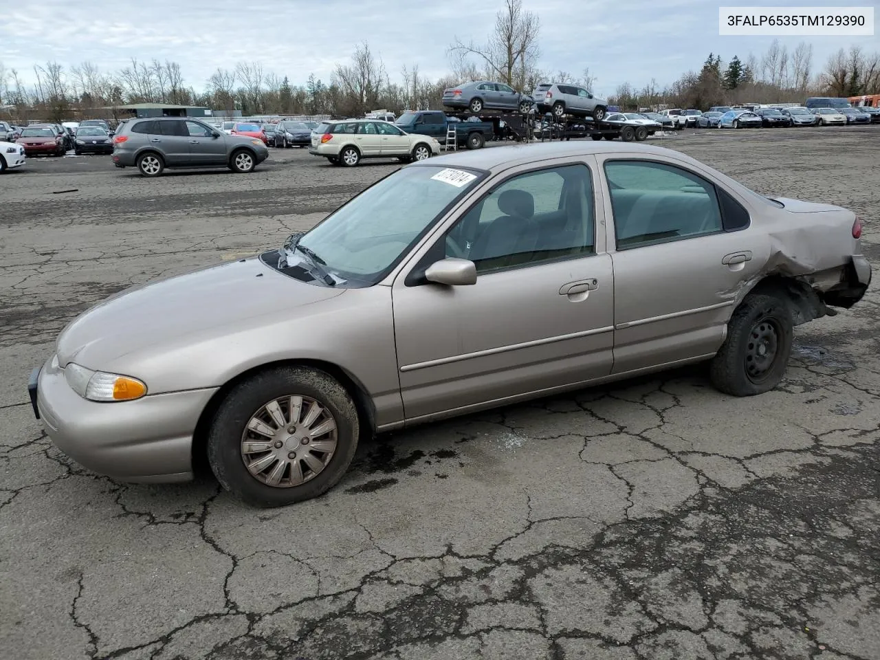 1996 Ford Contour Gl VIN: 3FALP6535TM129390 Lot: 73338064