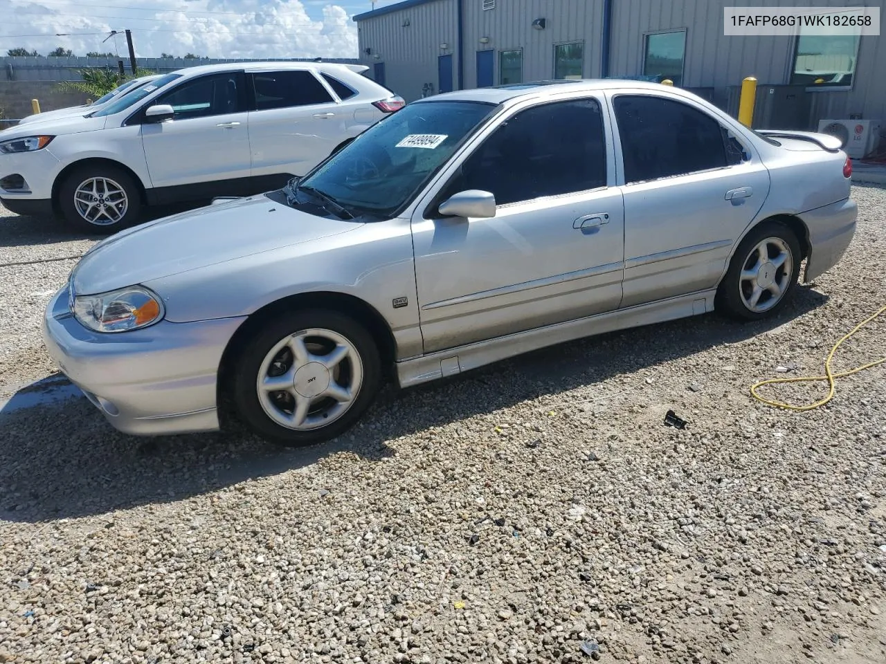 1998 Ford Contour Svt VIN: 1FAFP68G1WK182658 Lot: 74499894