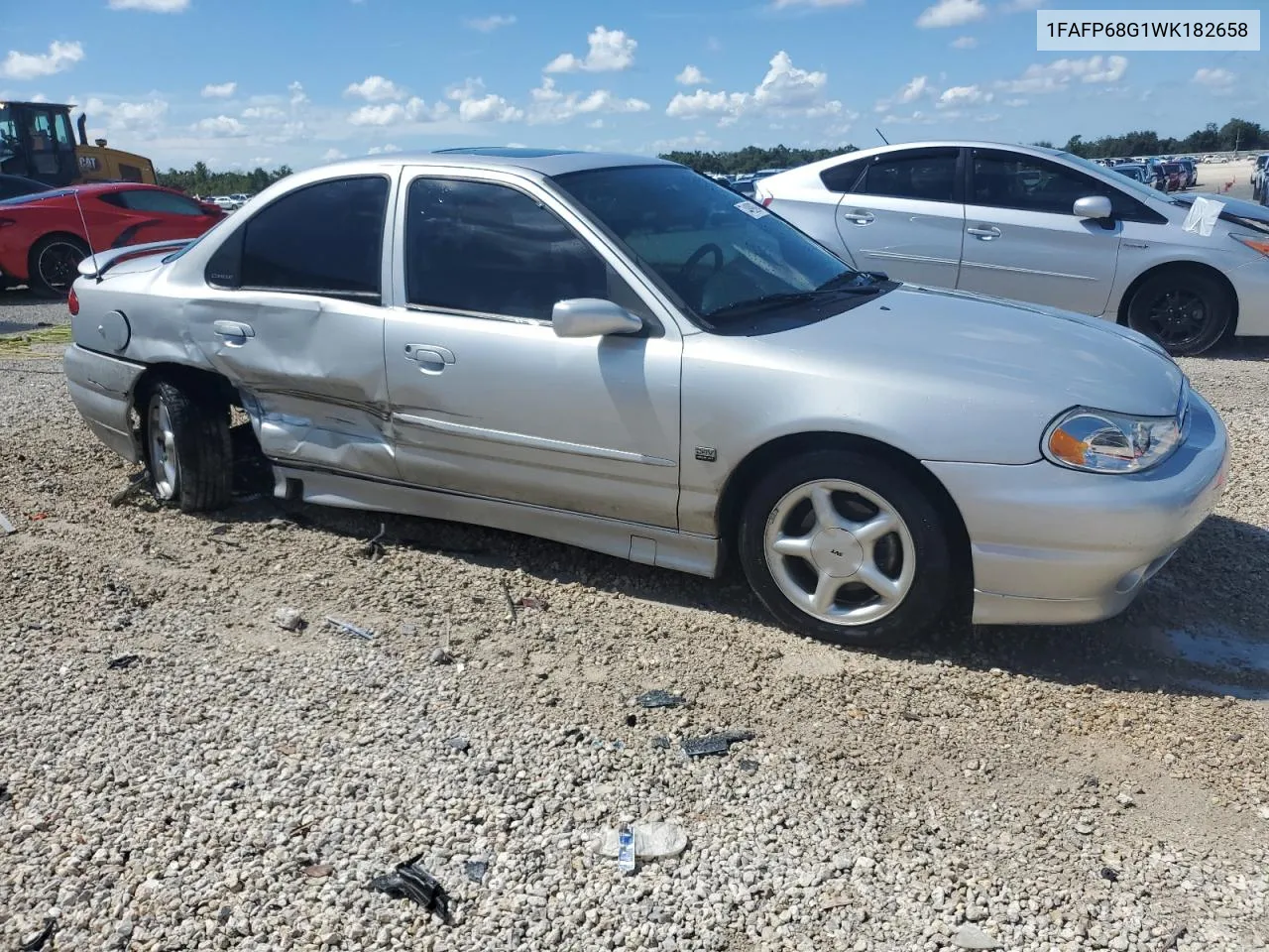 1998 Ford Contour Svt VIN: 1FAFP68G1WK182658 Lot: 74499894