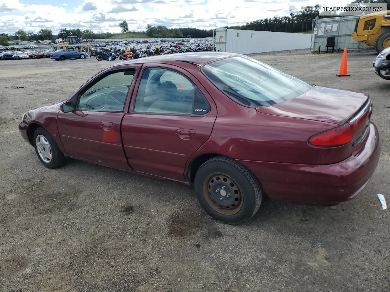 1999 Ford Contour Lx VIN: 1FAFP653XXK231570 Lot: 70575674