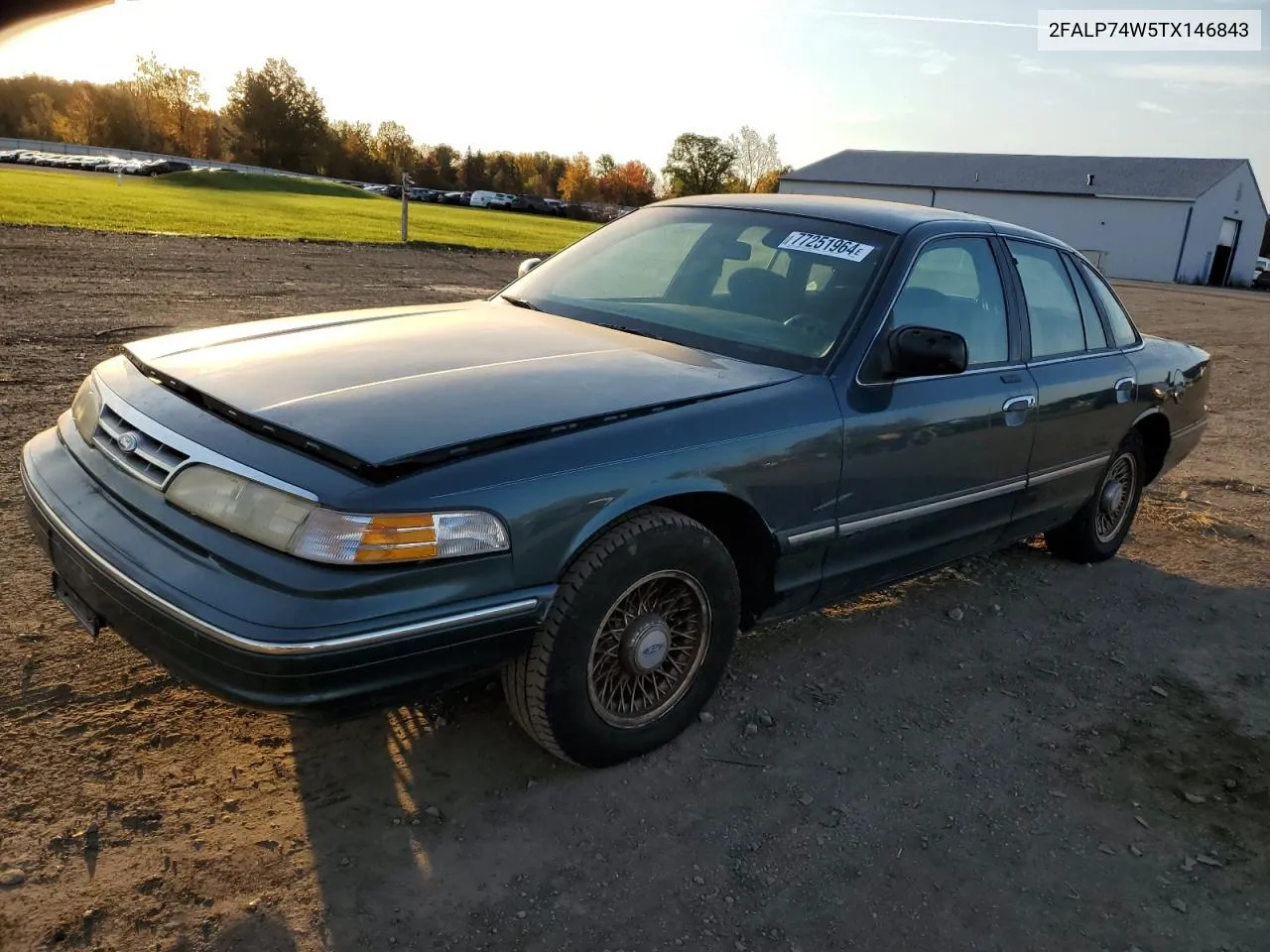 1996 Ford Crown Victoria Lx VIN: 2FALP74W5TX146843 Lot: 77251964