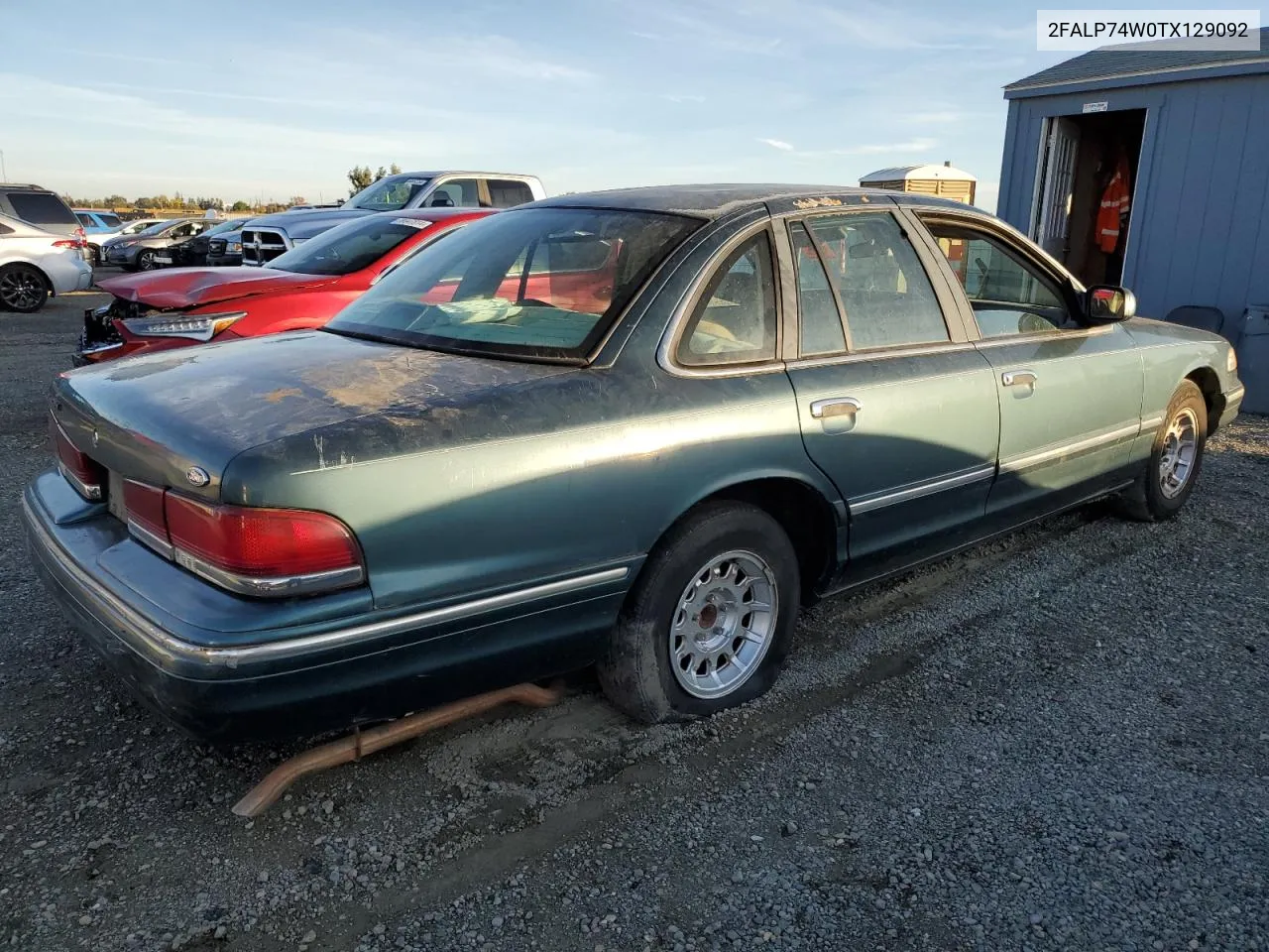 1996 Ford Crown Victoria Lx VIN: 2FALP74W0TX129092 Lot: 80364334