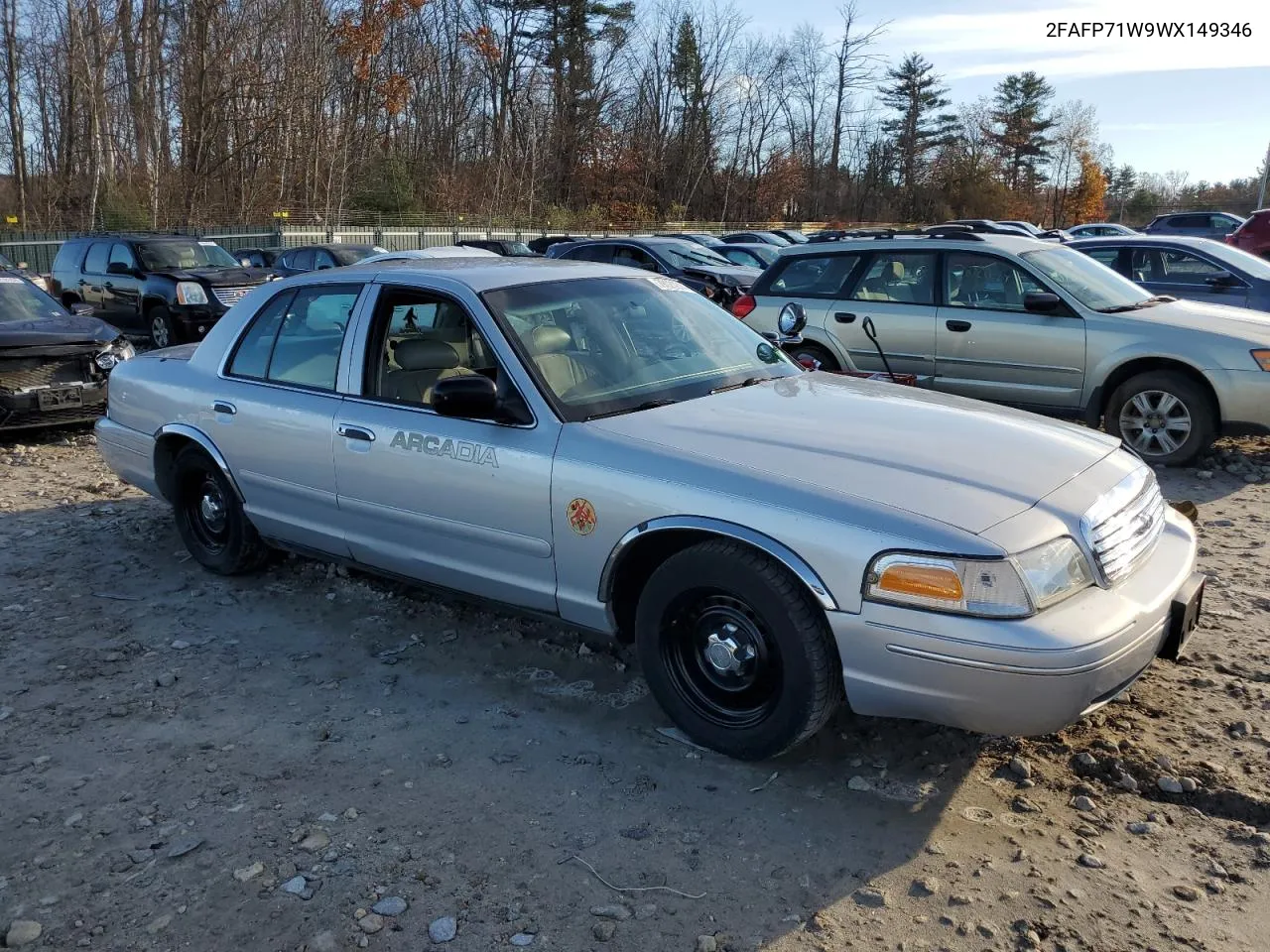 1998 Ford Crown Victoria Police Interceptor VIN: 2FAFP71W9WX149346 Lot: 79121214