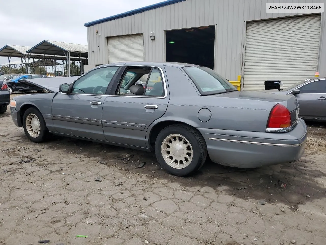 2FAFP74W2WX118466 1998 Ford Crown Victoria Lx