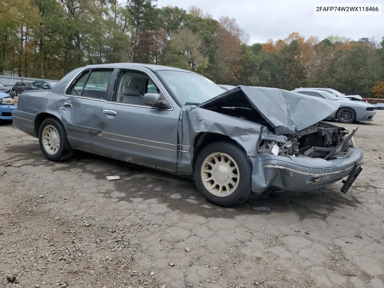 2FAFP74W2WX118466 1998 Ford Crown Victoria Lx