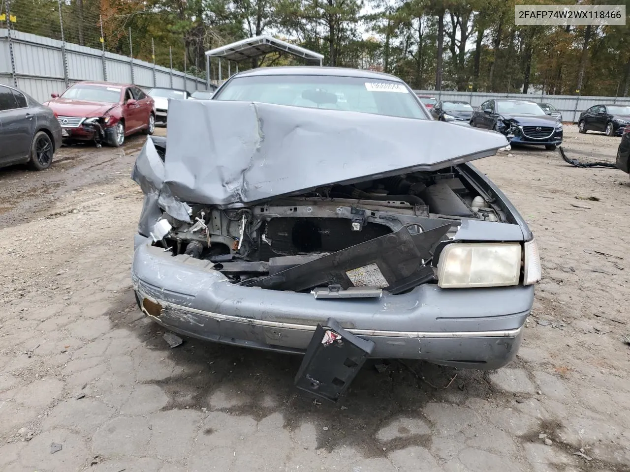 2FAFP74W2WX118466 1998 Ford Crown Victoria Lx