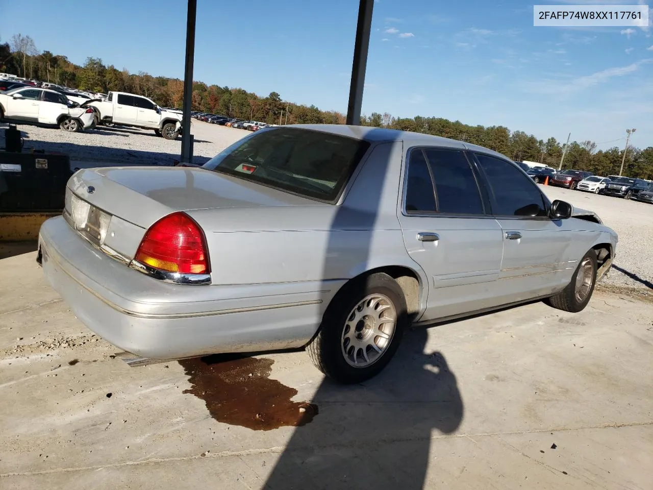 1999 Ford Crown Victoria Lx VIN: 2FAFP74W8XX117761 Lot: 59688784