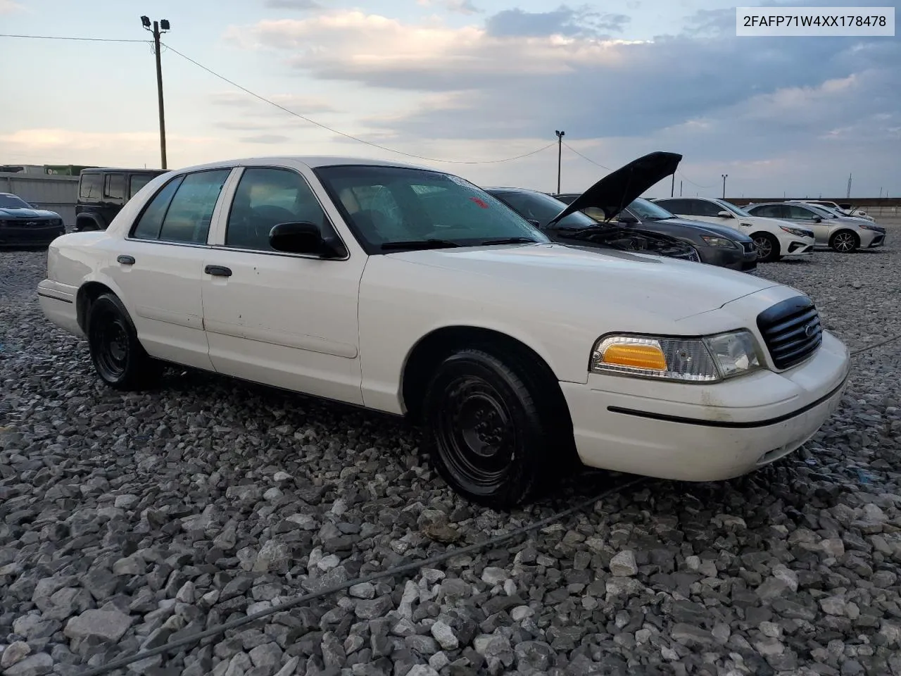 1999 Ford Crown Victoria Police Interceptor VIN: 2FAFP71W4XX178478 Lot: 71813314