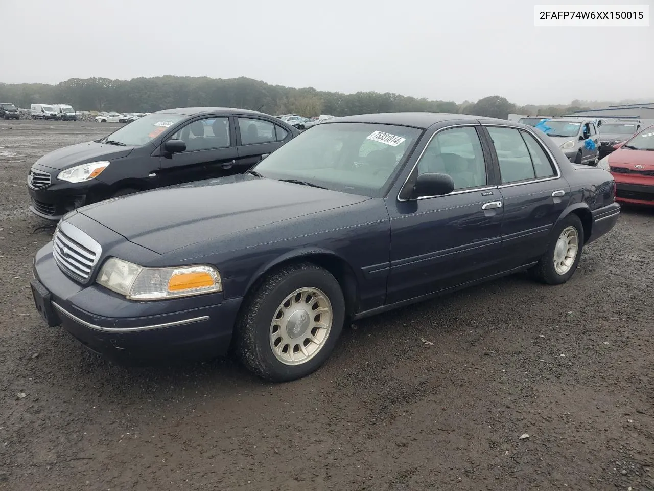 1999 Ford Crown Victoria Lx VIN: 2FAFP74W6XX150015 Lot: 75331014