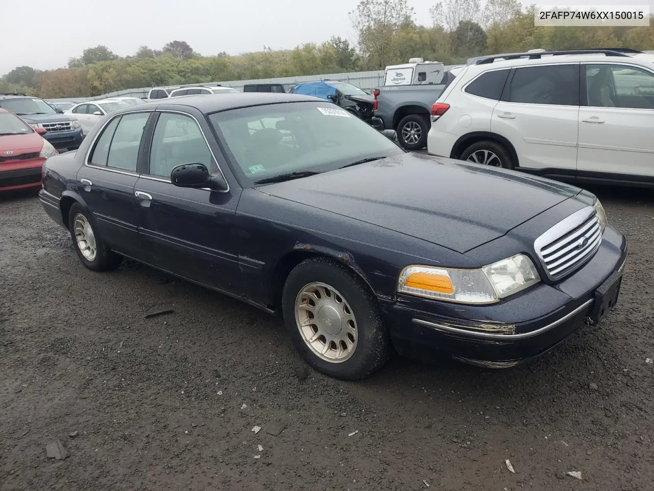 1999 Ford Crown Victoria Lx VIN: 2FAFP74W6XX150015 Lot: 75331014