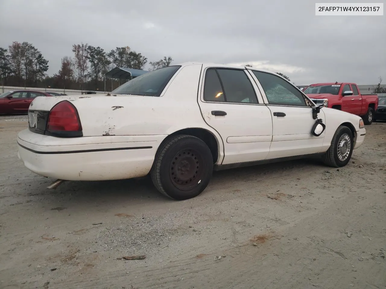 2000 Ford Crown Victoria Police Interceptor VIN: 2FAFP71W4YX123157 Lot: 78328164