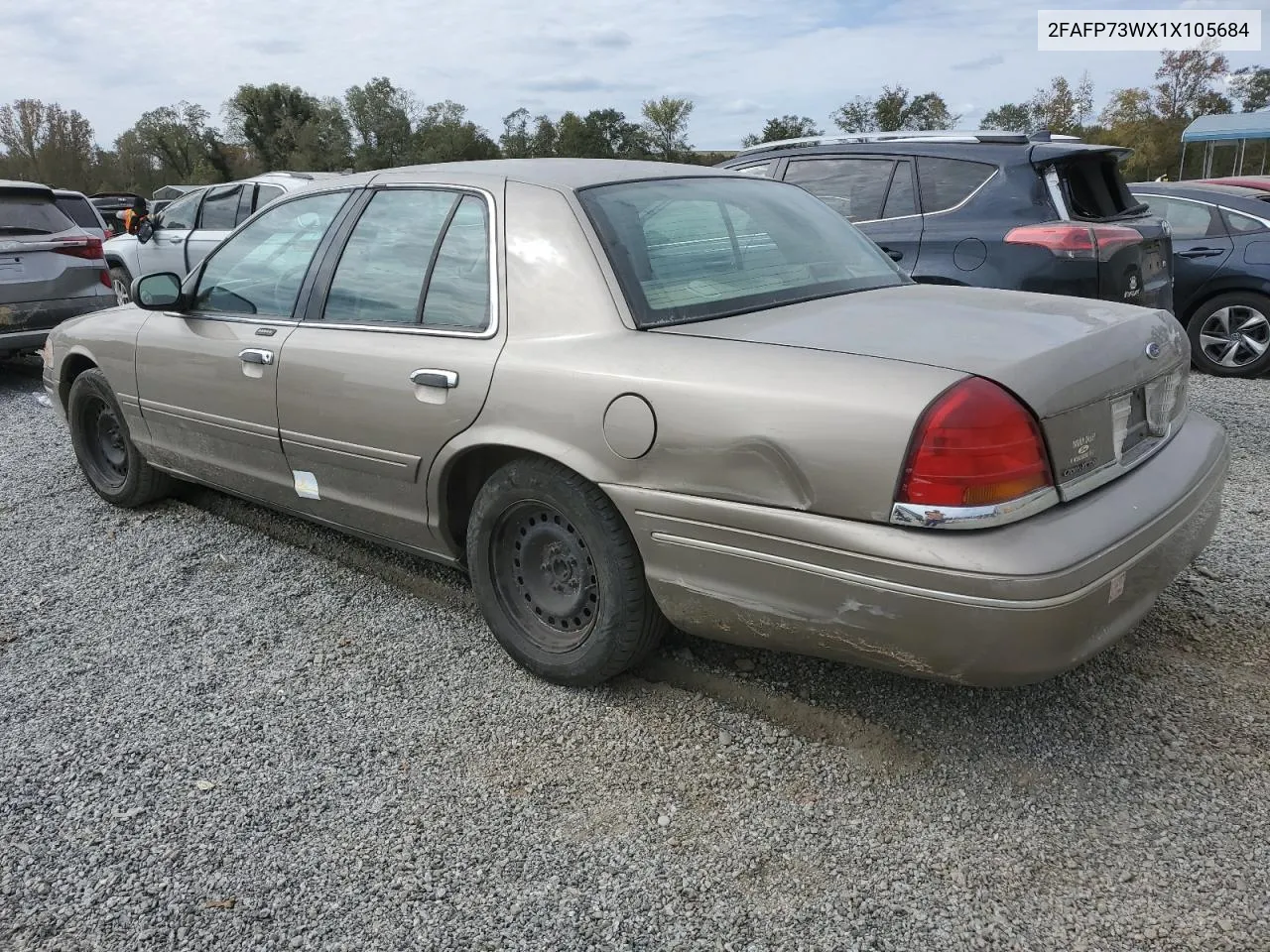 2001 Ford Crown Victoria VIN: 2FAFP73WX1X105684 Lot: 75985864