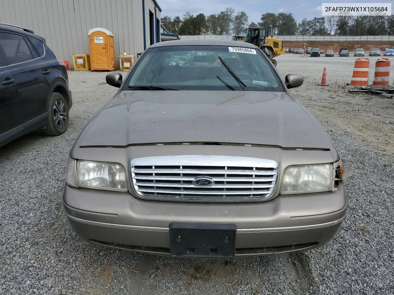 2001 Ford Crown Victoria VIN: 2FAFP73WX1X105684 Lot: 75985864