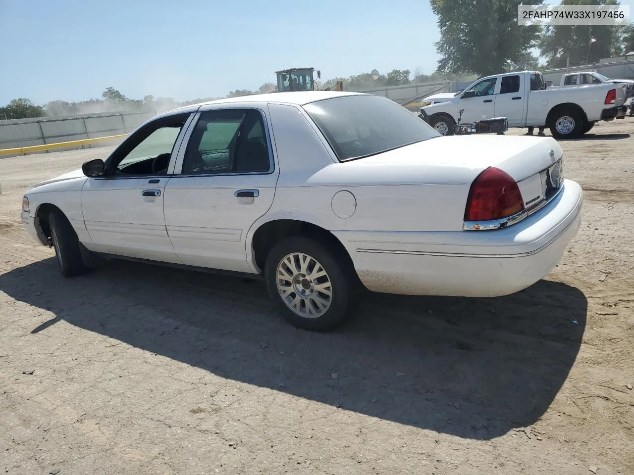 2003 Ford Crown Victoria Lx VIN: 2FAHP74W33X197456 Lot: 69146214