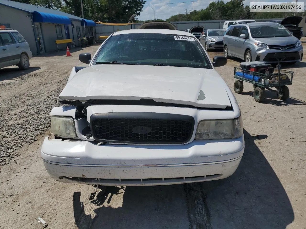 2003 Ford Crown Victoria Lx VIN: 2FAHP74W33X197456 Lot: 69146214