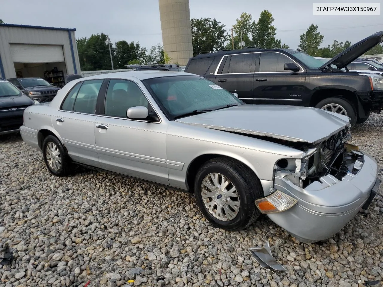 2003 Ford Crown Victoria Lx VIN: 2FAFP74W33X150967 Lot: 69325474