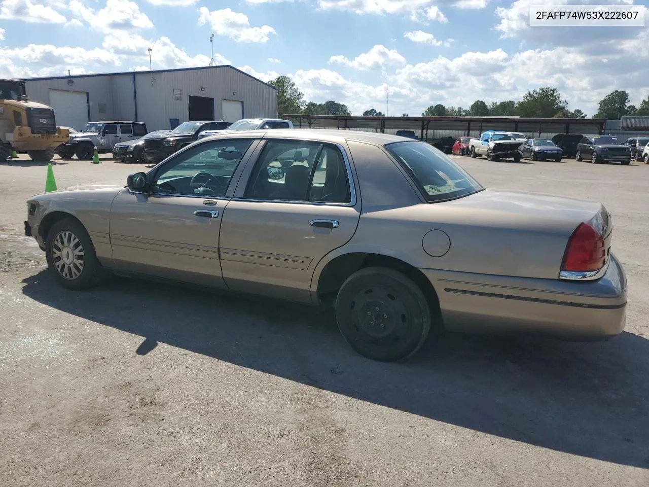 2003 Ford Crown Victoria Lx VIN: 2FAFP74W53X222607 Lot: 74078344