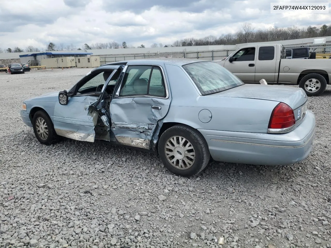 2004 Ford Crown Victoria Lx VIN: 2FAFP74W44X129093 Lot: 44156034