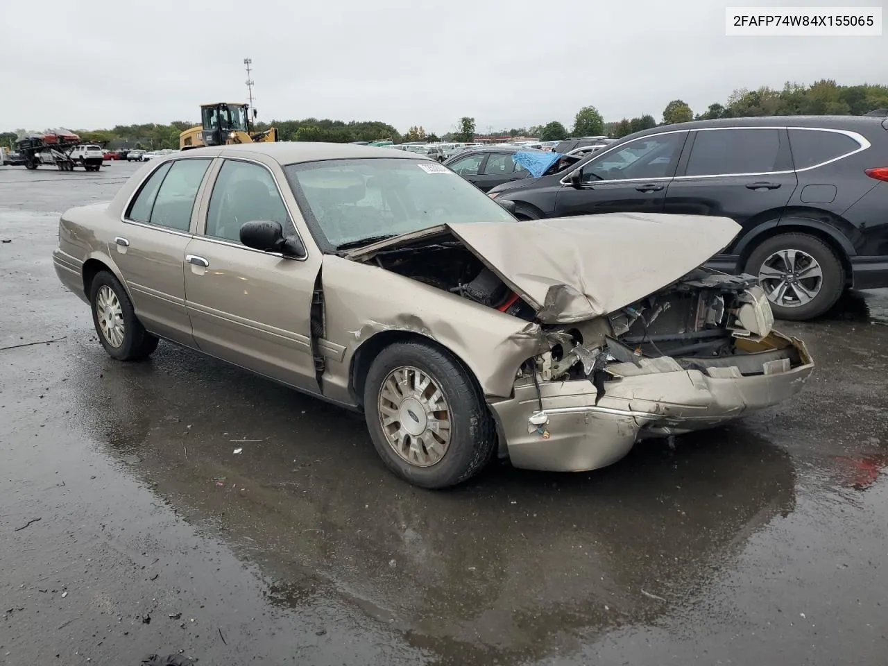 2004 Ford Crown Victoria Lx VIN: 2FAFP74W84X155065 Lot: 72532004