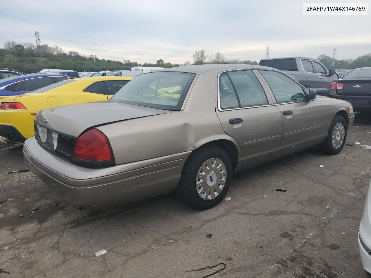 2004 Ford Crown Victoria Police Interceptor VIN: 2FAFP71W44X146769 Lot: 73150654