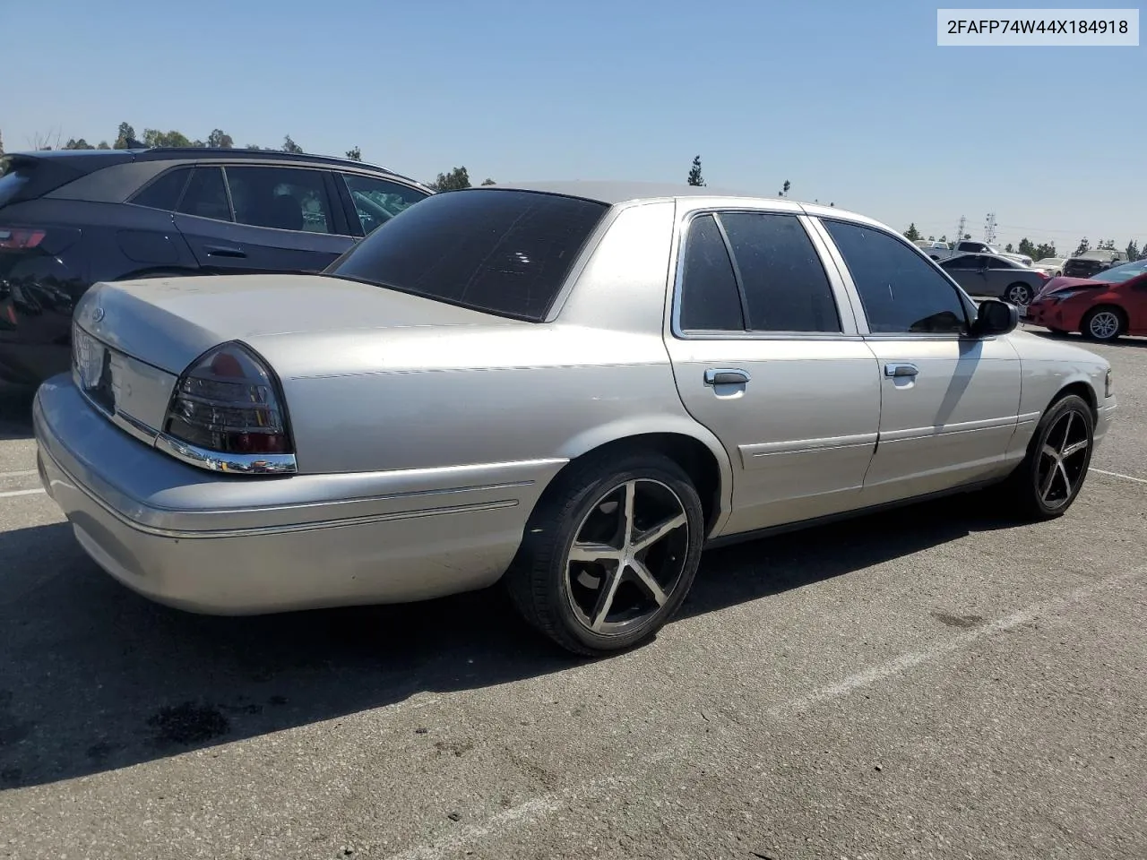 2004 Ford Crown Victoria Lx VIN: 2FAFP74W44X184918 Lot: 73346744