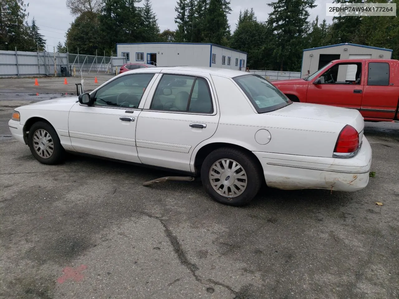 2004 Ford Crown Victoria Lx VIN: 2FDHP74W94X177264 Lot: 73569004