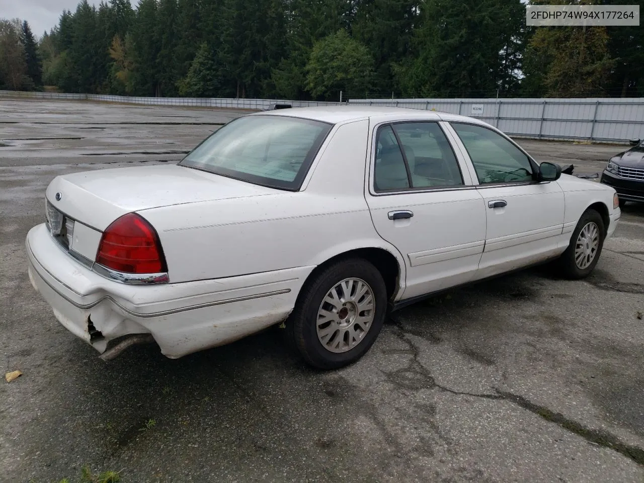 2004 Ford Crown Victoria Lx VIN: 2FDHP74W94X177264 Lot: 73569004