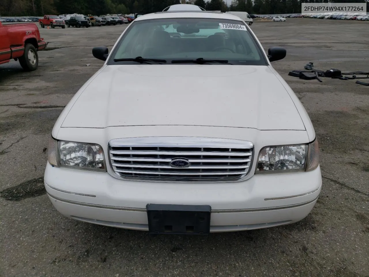 2004 Ford Crown Victoria Lx VIN: 2FDHP74W94X177264 Lot: 73569004