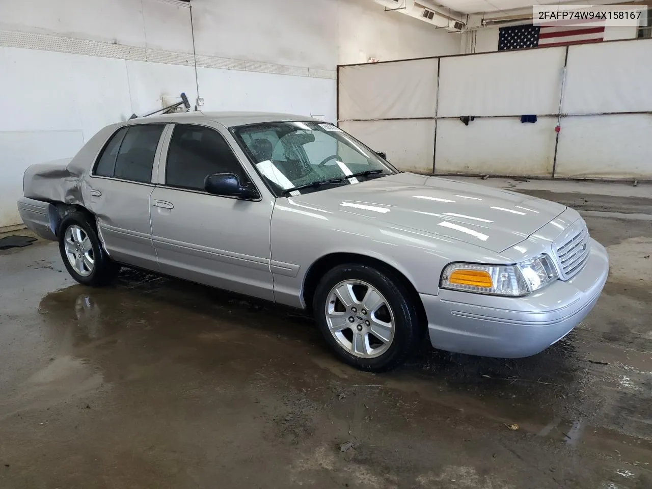 2004 Ford Crown Victoria Lx VIN: 2FAFP74W94X158167 Lot: 75254784