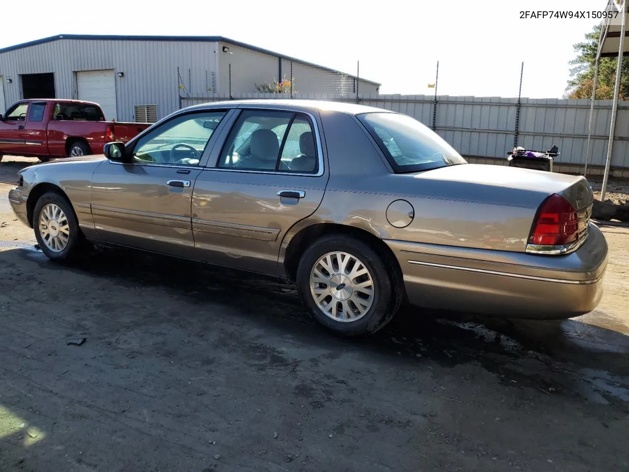 2004 Ford Crown Victoria Lx VIN: 2FAFP74W94X150957 Lot: 76738794