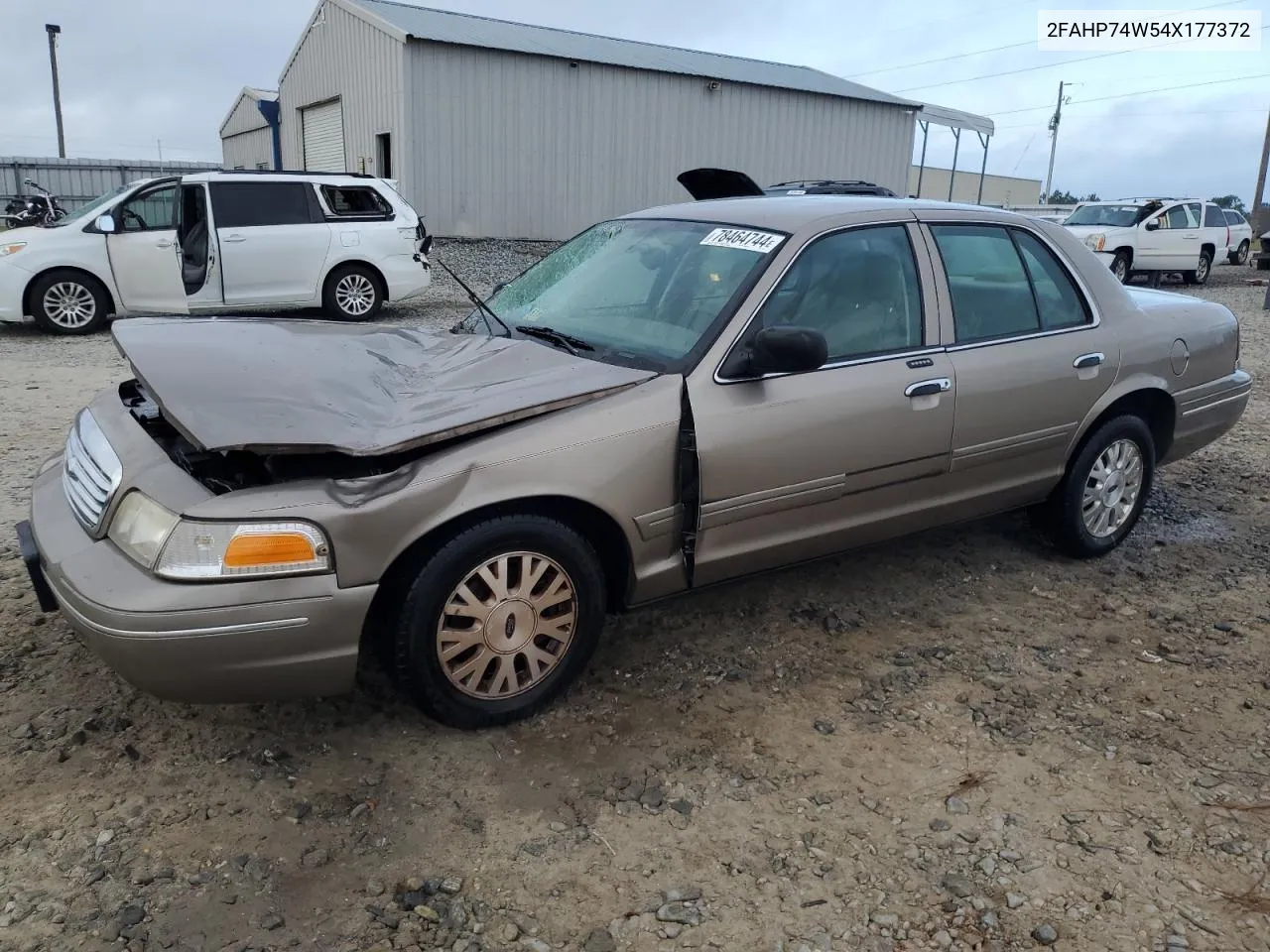 2004 Ford Crown Victoria Lx VIN: 2FAHP74W54X177372 Lot: 78464744