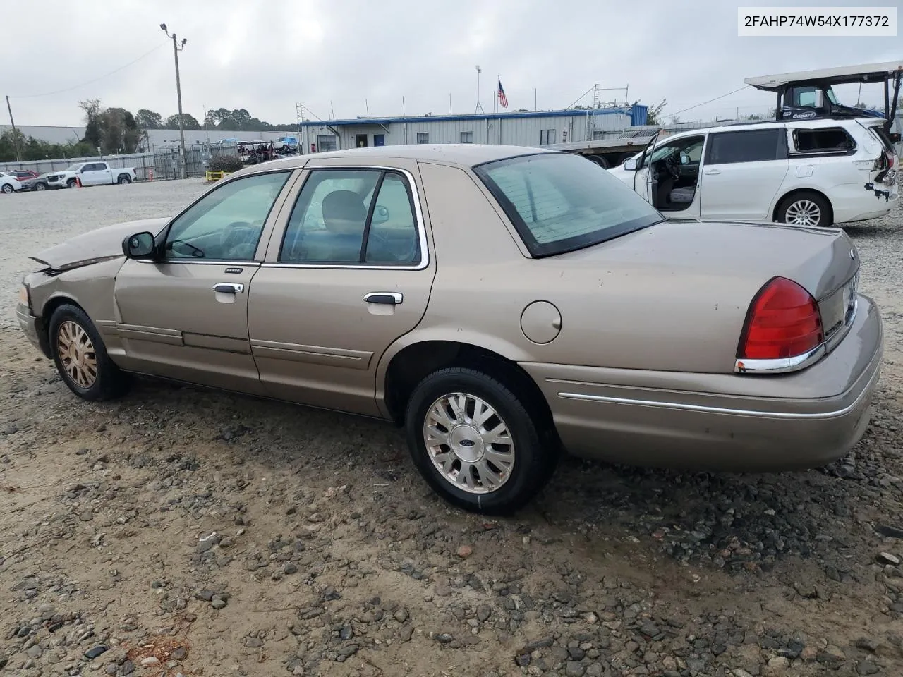 2004 Ford Crown Victoria Lx VIN: 2FAHP74W54X177372 Lot: 78464744