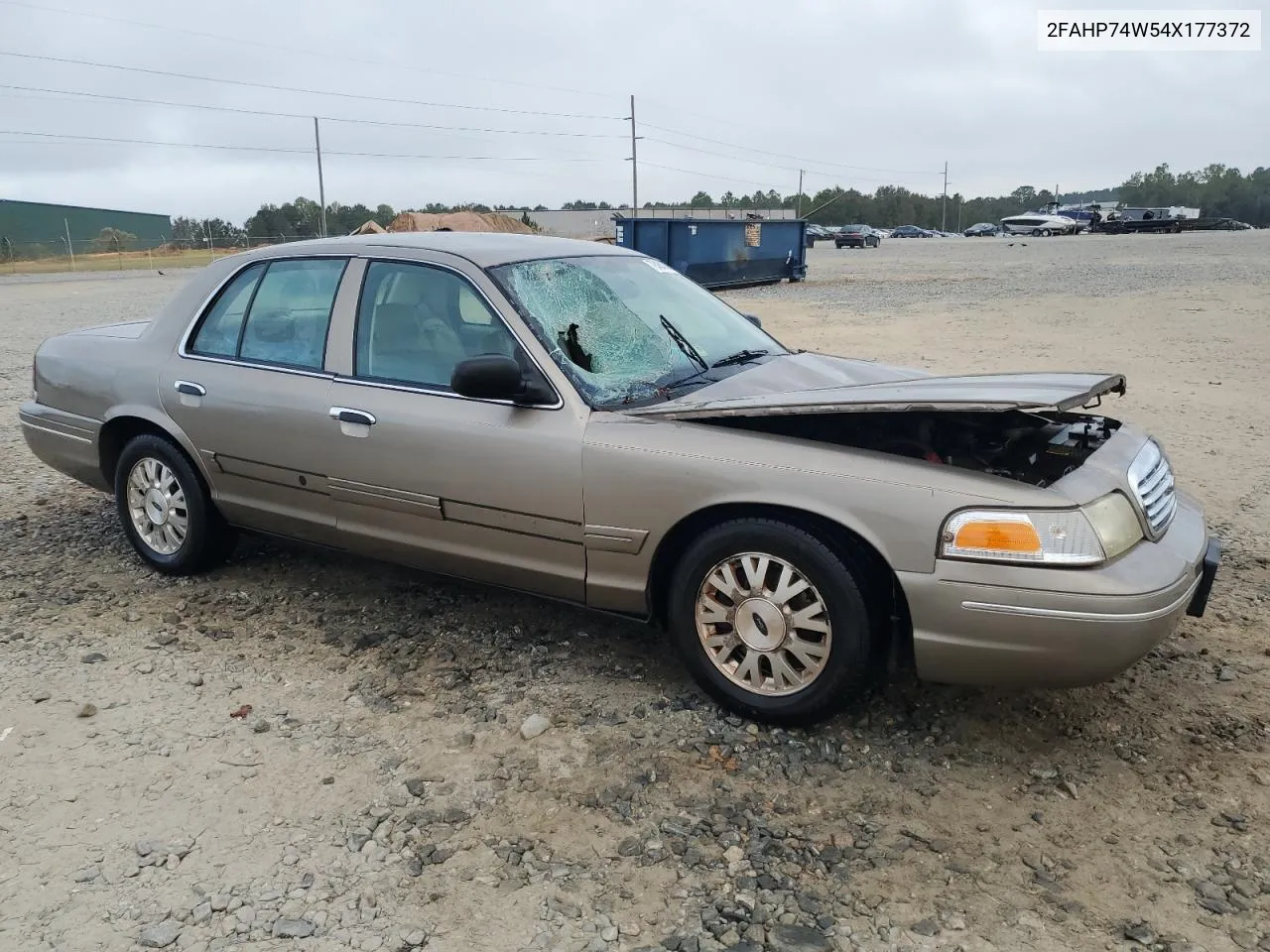 2004 Ford Crown Victoria Lx VIN: 2FAHP74W54X177372 Lot: 78464744