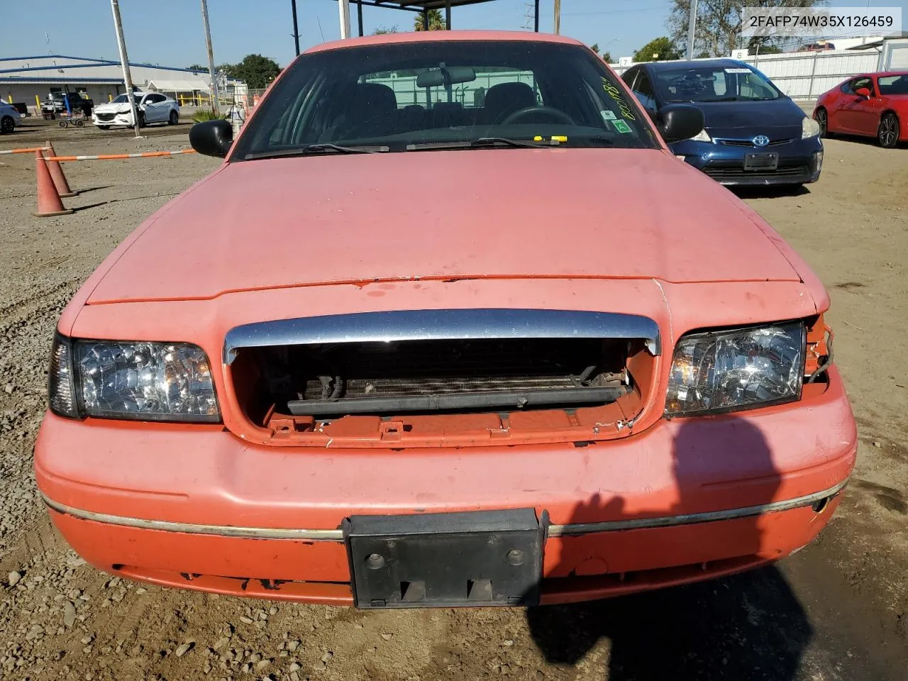 2005 Ford Crown Victoria Lx VIN: 2FAFP74W35X126459 Lot: 80019864