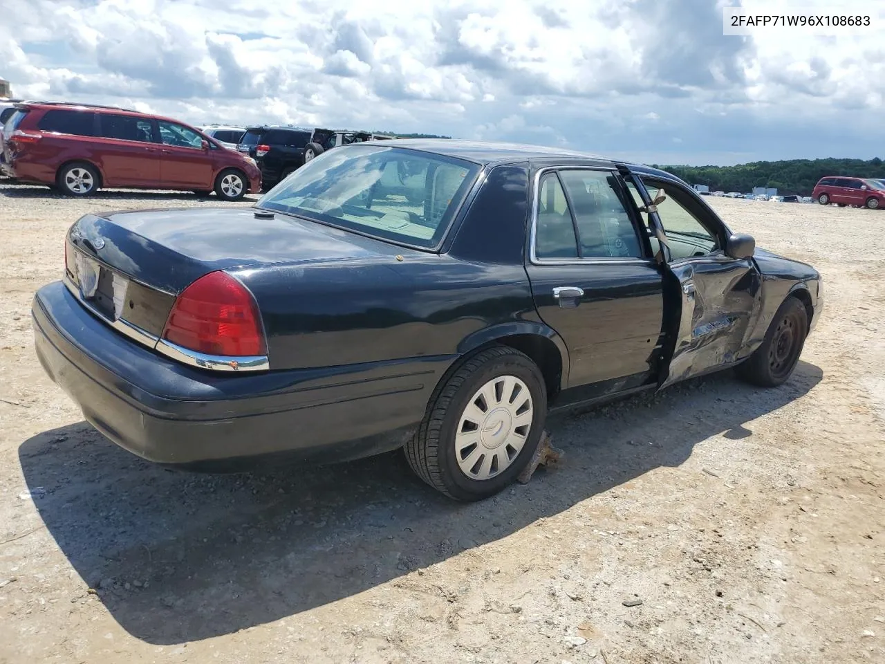 2006 Ford Crown Victoria Police Interceptor VIN: 2FAFP71W96X108683 Lot: 52505174