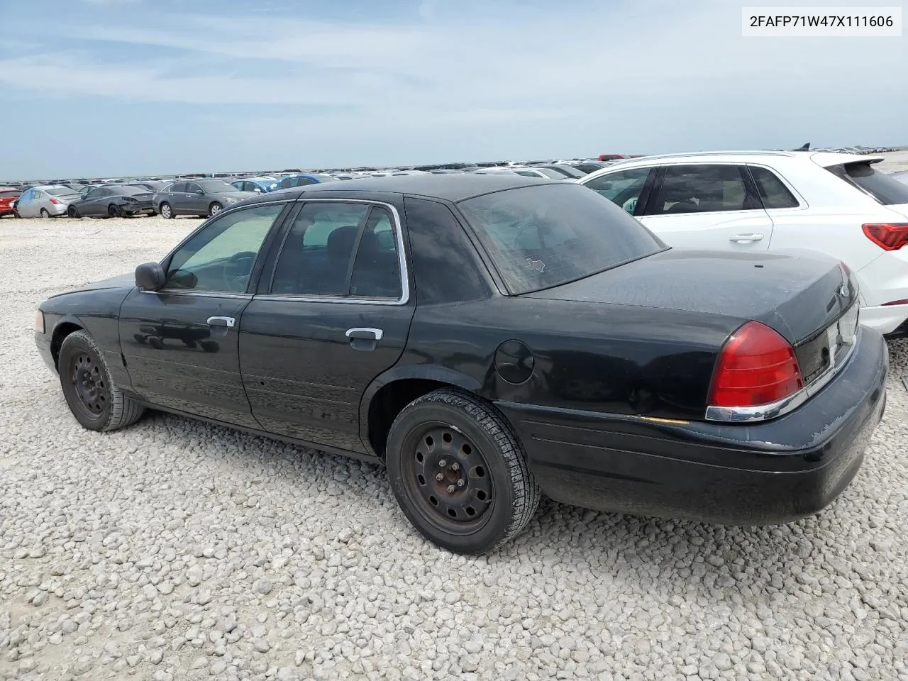 2FAFP71W47X111606 2007 Ford Crown Victoria Police Interceptor