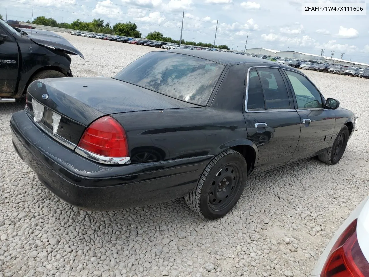 2007 Ford Crown Victoria Police Interceptor VIN: 2FAFP71W47X111606 Lot: 65961114