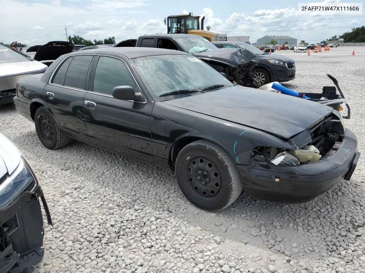 2FAFP71W47X111606 2007 Ford Crown Victoria Police Interceptor