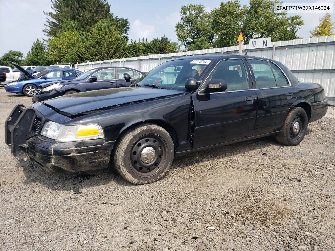 2007 Ford Crown Victoria Police Interceptor VIN: 2FAFP71W37X146024 Lot: 68716014