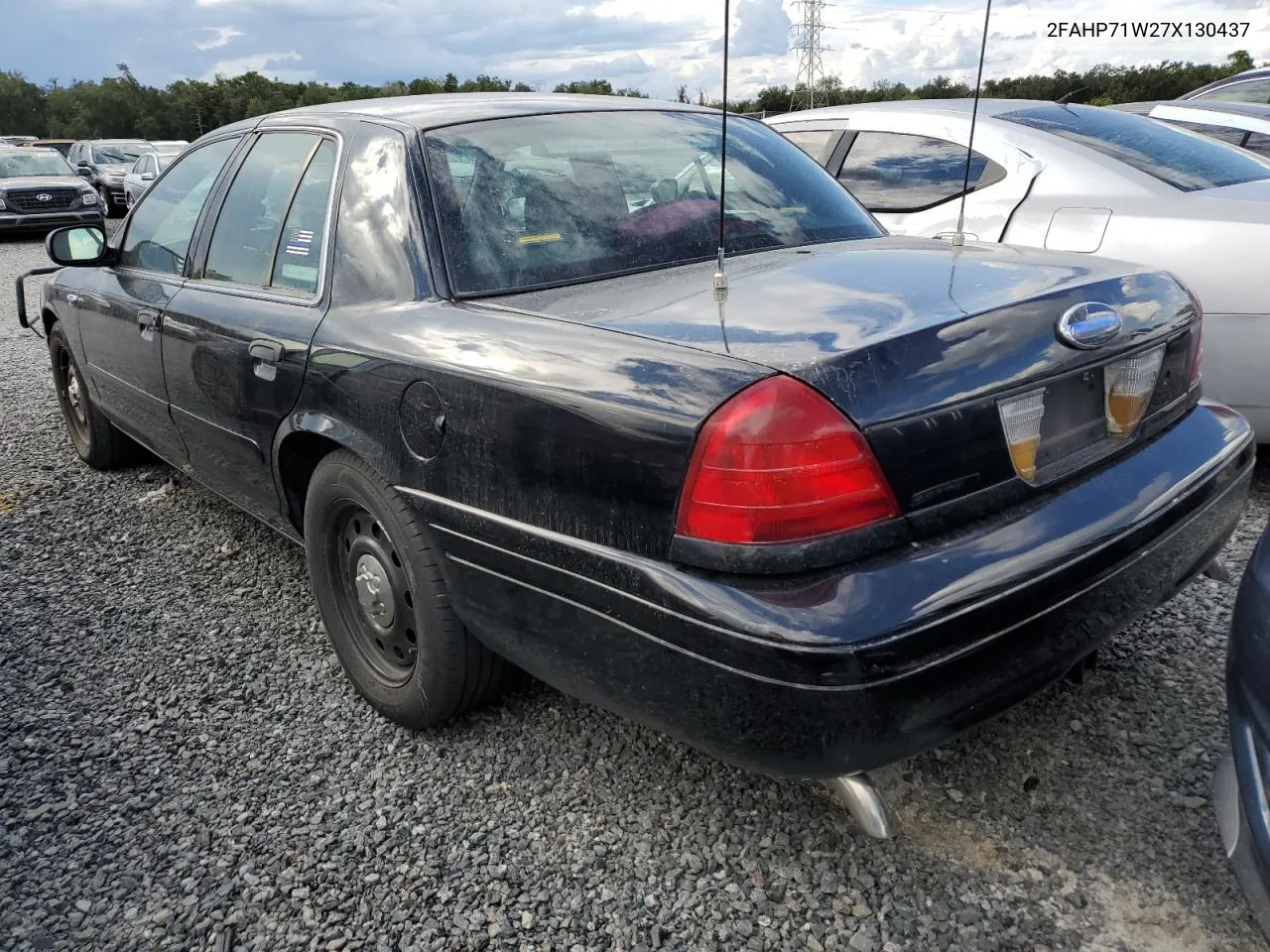 2007 Ford Crown Victoria Police Interceptor VIN: 2FAHP71W27X130437 Lot: 74237534