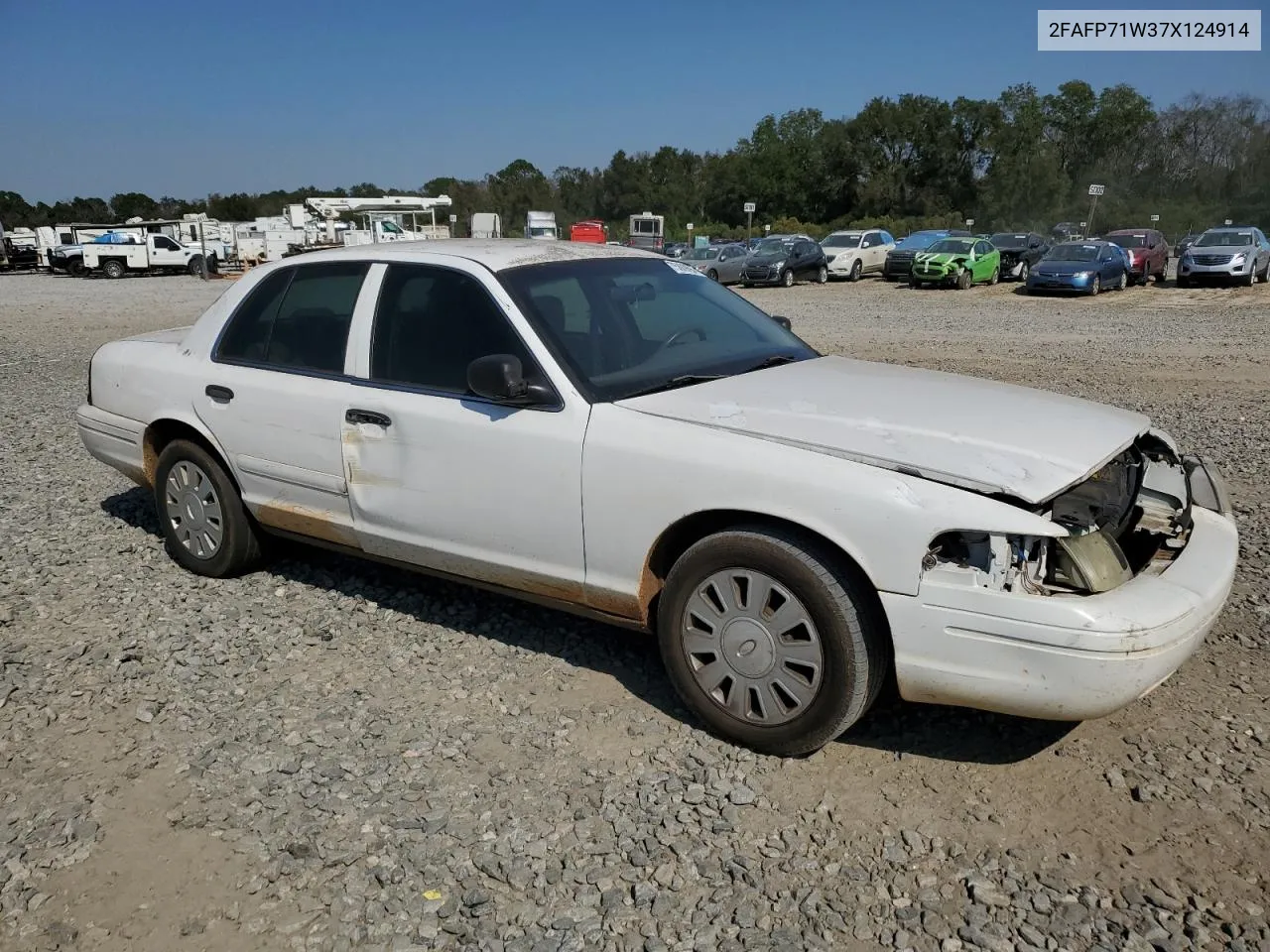 2007 Ford Crown Victoria Police Interceptor VIN: 2FAFP71W37X124914 Lot: 75889694