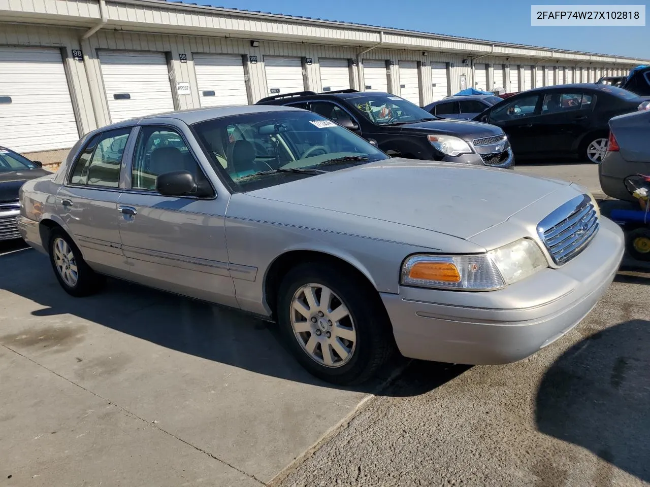 2007 Ford Crown Victoria Lx VIN: 2FAFP74W27X102818 Lot: 77172874