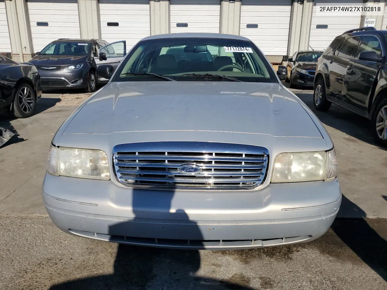 2007 Ford Crown Victoria Lx VIN: 2FAFP74W27X102818 Lot: 77172874