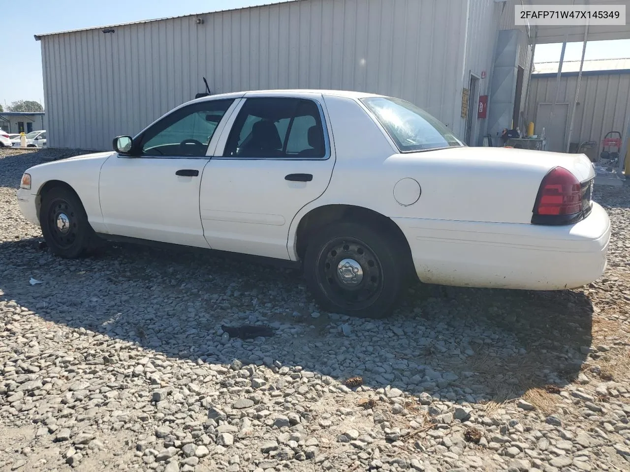 2007 Ford Crown Victoria Police Interceptor VIN: 2FAFP71W47X145349 Lot: 77455014