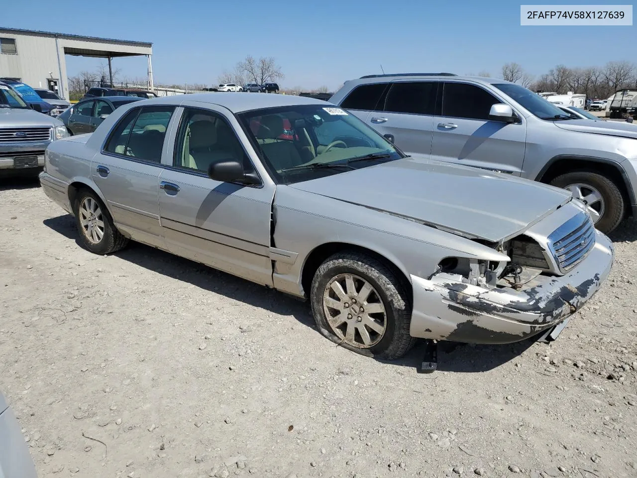 2008 Ford Crown Victoria Lx VIN: 2FAFP74V58X127639 Lot: 48579124