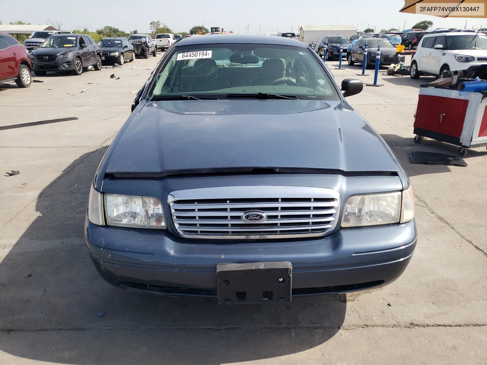 2FAFP74V08X130447 2008 Ford Crown Victoria Lx