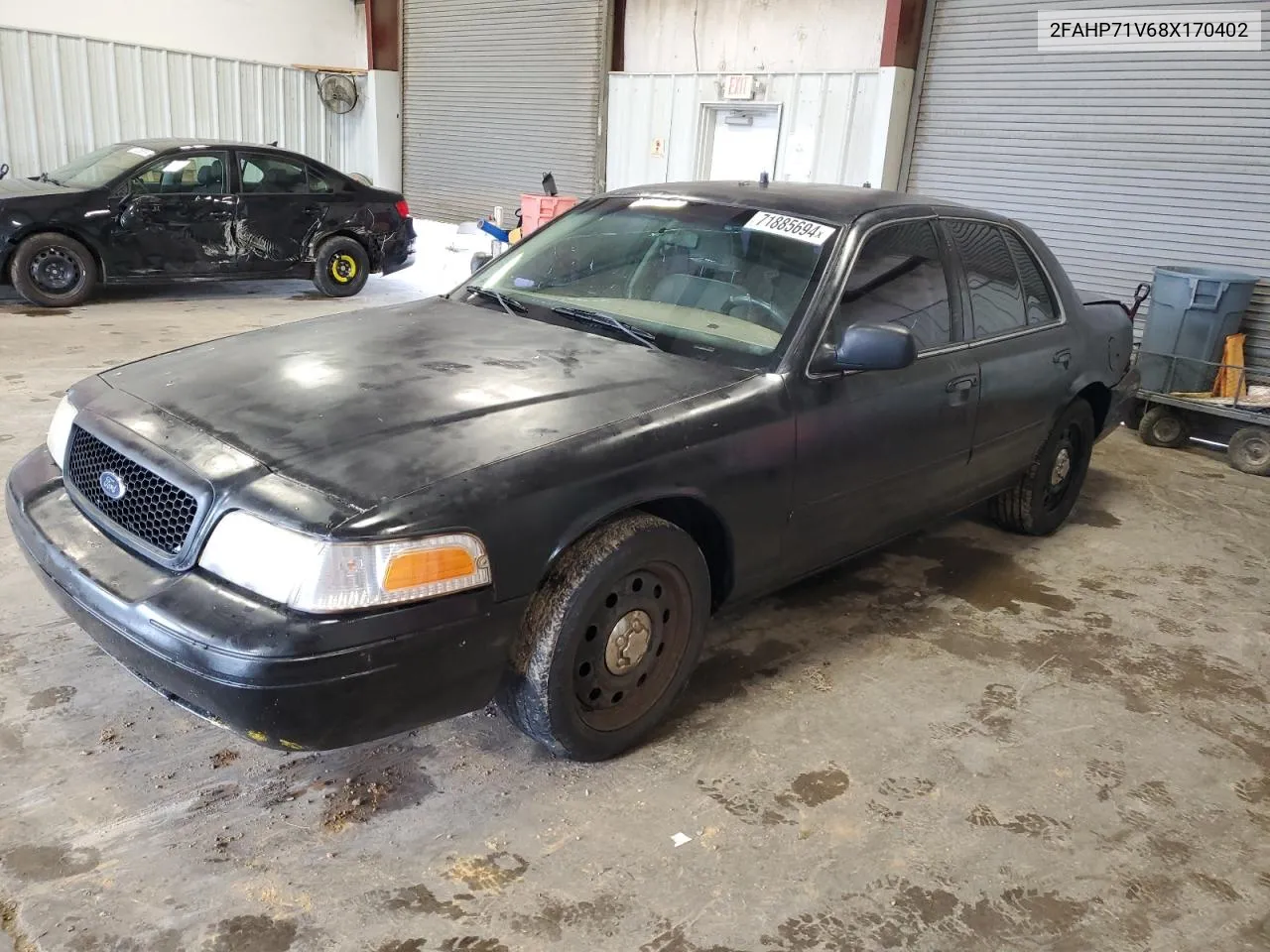 2008 Ford Crown Victoria Police Interceptor VIN: 2FAHP71V68X170402 Lot: 71885694