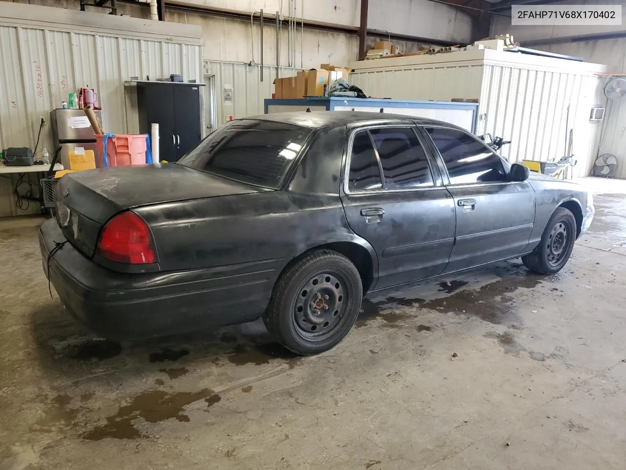 2008 Ford Crown Victoria Police Interceptor VIN: 2FAHP71V68X170402 Lot: 71885694